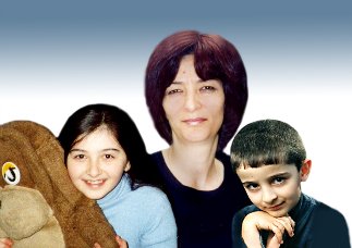 Дямбековы Тамара(1967), Луиза(1995) и Майрам(1998)